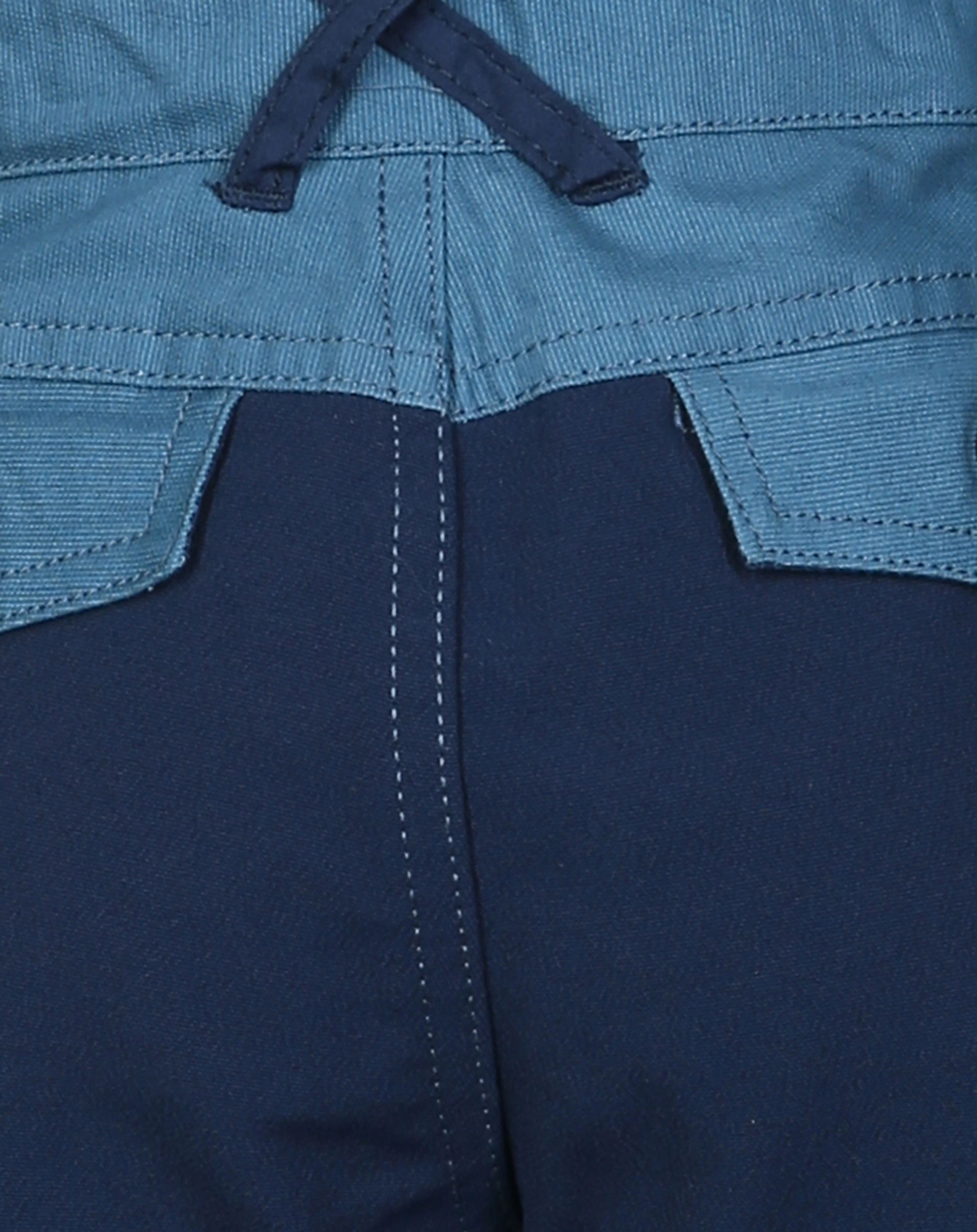 Outdoorhose KALLE CANVAS mit Knieverstärkung in real teal