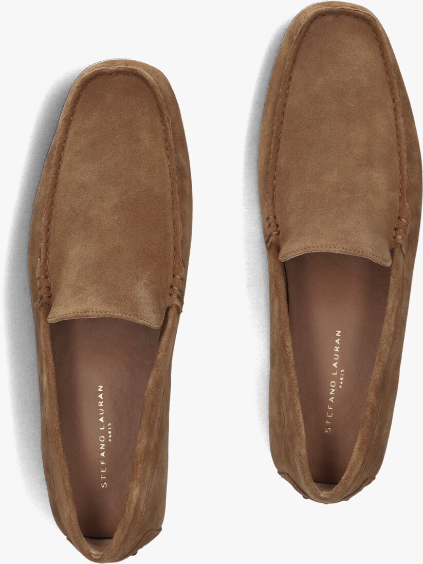 cognac stefano lauran mocassins 2 gesp bio slipper