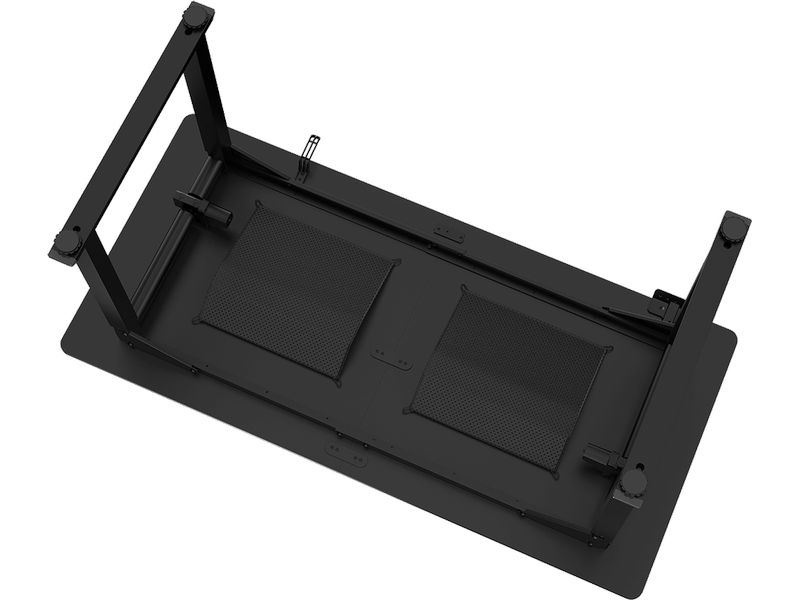 Ultradesk Gaming Tisch Uplift Schwarz Robuster Gaming-Tisch mit elektrischer und stufenloser Höhenverstellung