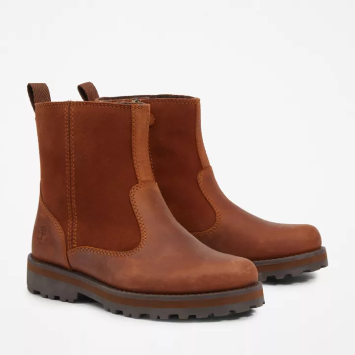 Bottine chaude Courma Kid junior en marron