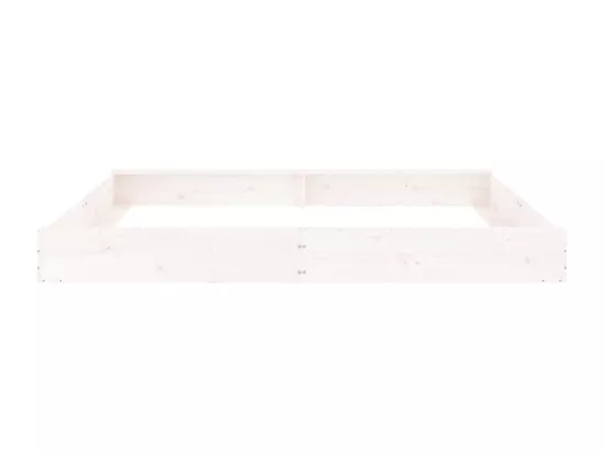Bac à sable jeu bois blanche 200 x 200 x 20 cm 02_0041515