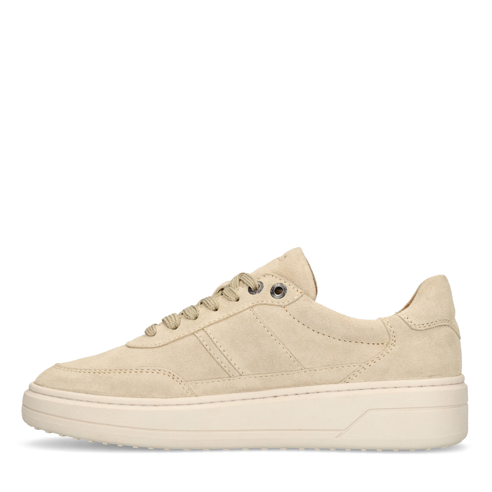 Beige suède sneakers