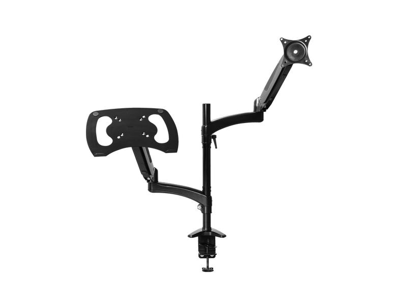 Trust Mara Monitor- & Laptop-Arm bis 16 kg – Schwarz Ergonomische Halterung für Monitor und Laptop