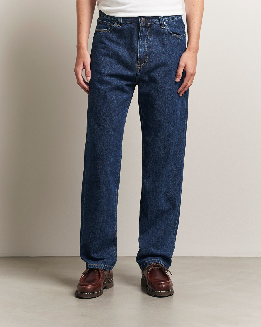 Carhartt WIP Aaron Pant Smith Denim Stone Wash