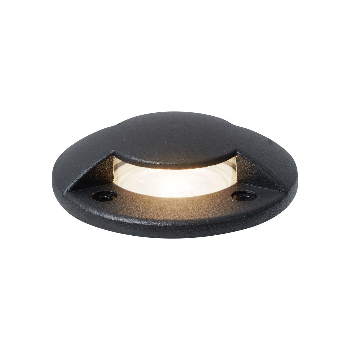 Moderne grondspot zwart GU10 50mm 2-lichts effect IP65 - Cellar