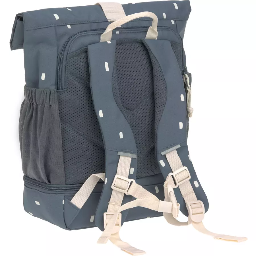 LÄSSIG Mini Rolltop Backpack Happy Prints midnight blue