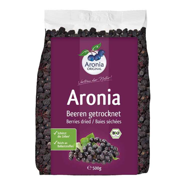 Aroniabeeren getrocknet Bio FH, 500 g