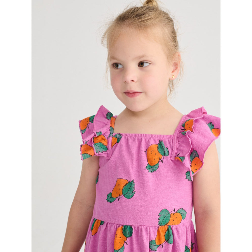 Køb Bobo Choses Purple Tangerine All Over Ruffled Kjole