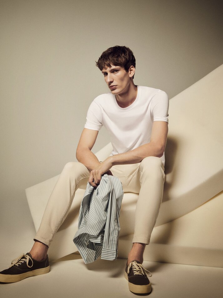 Calças chino skinny - Raw