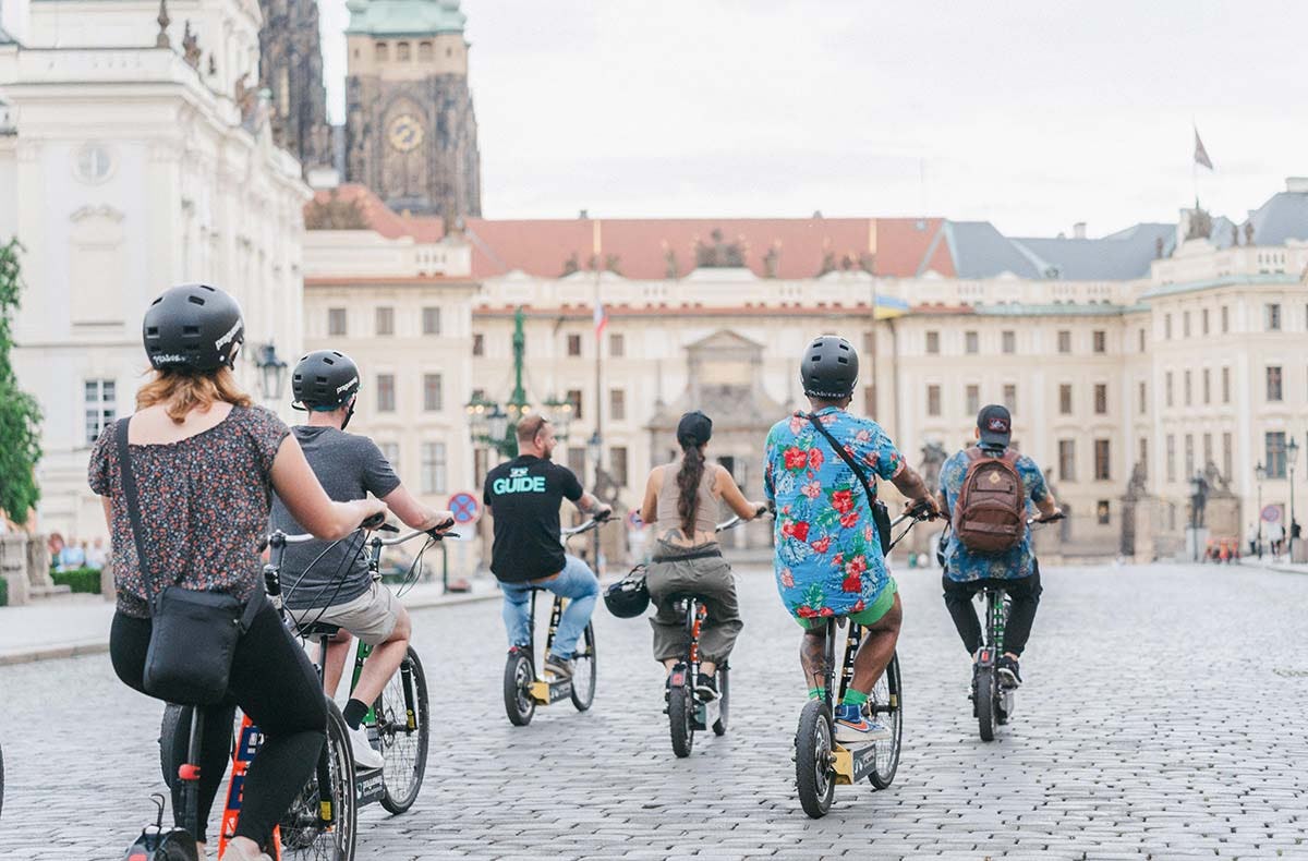 Sightseeing mit dem E-Scooter in Prag