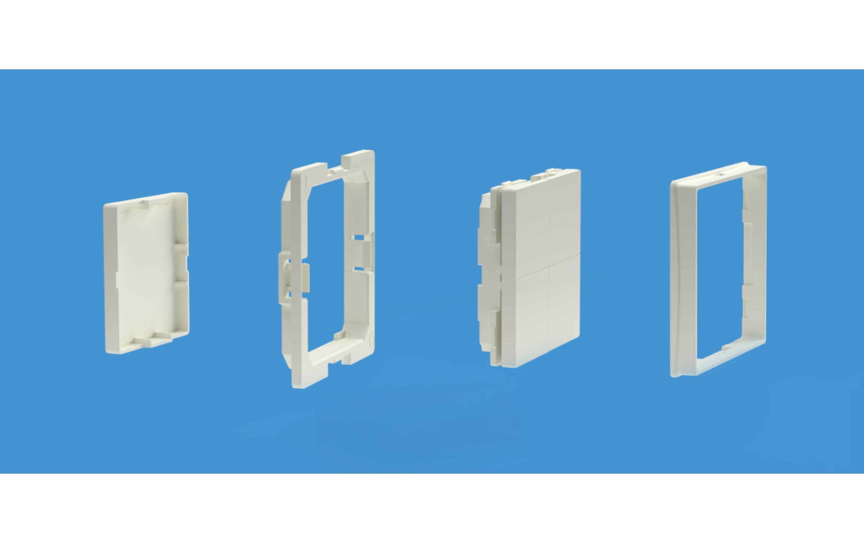 BLU Wall switch 4 weiss, stand aloneIntelligenter Vier-Tasten-Bluetooth-Schalter