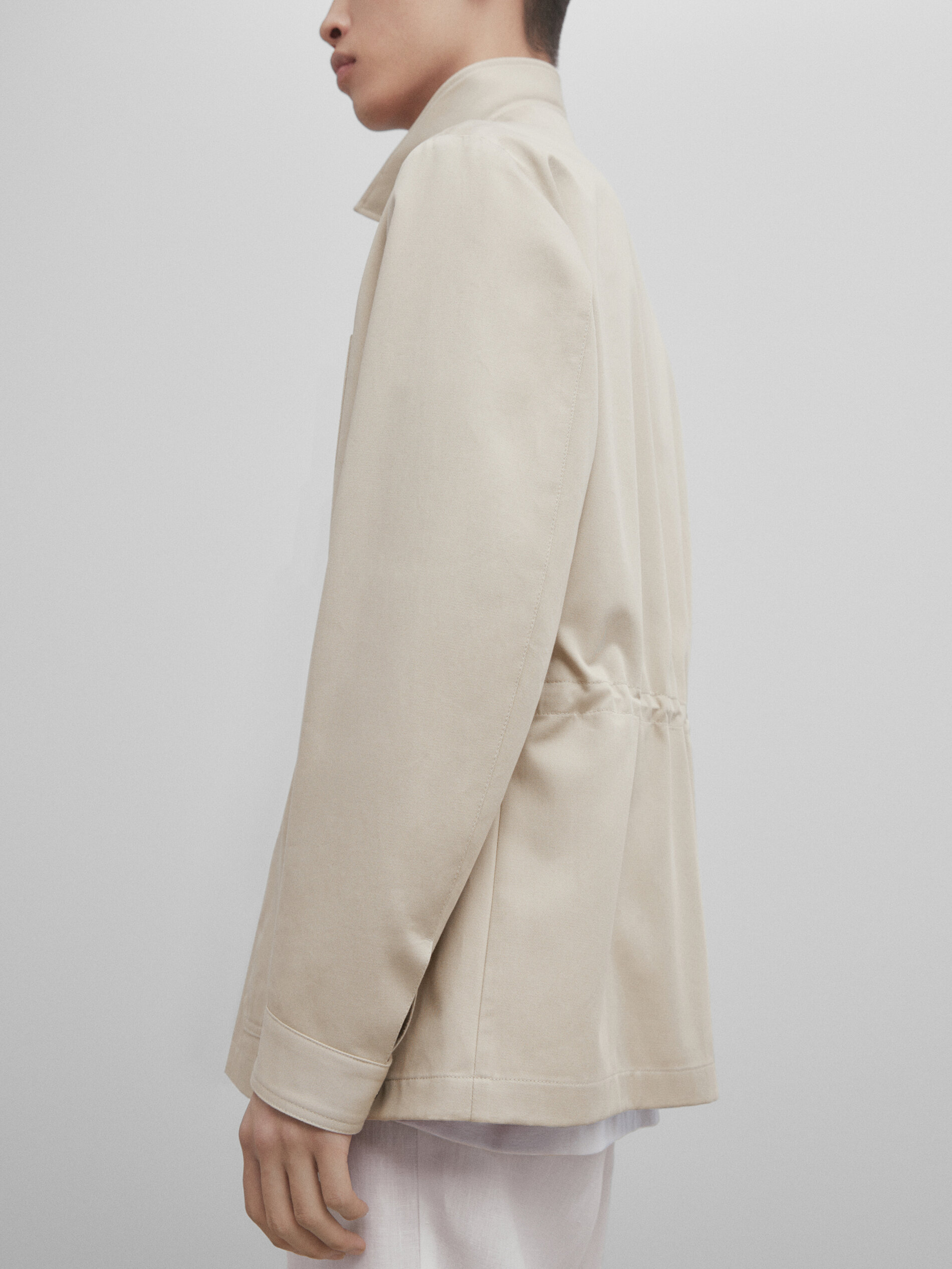 Sobretudo de algodão microtwill - Studio - ARENA