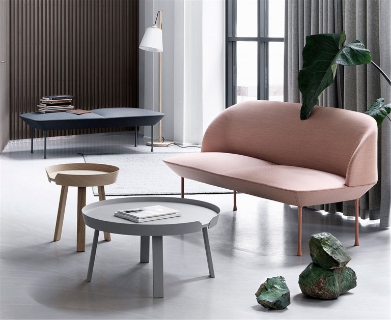 Muuto Around Coffee salontafel large 72 eiken
