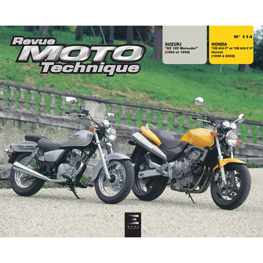 Etai - RMT 114.2 HONDA CB600 (1998 à 2002) et SUZUKI GZ125 (1998 à 1999)
