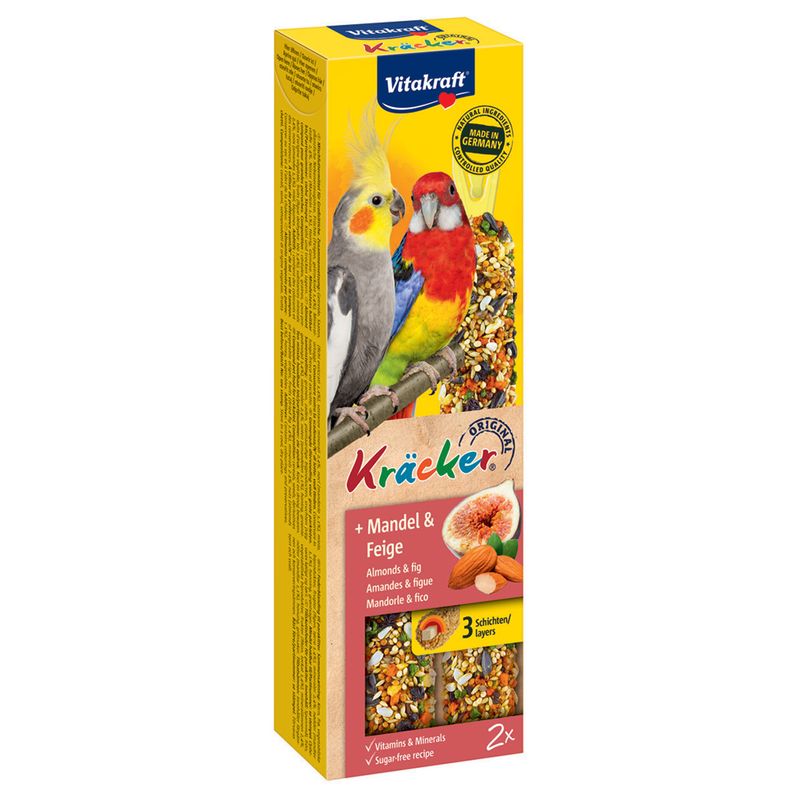 Krackers Vitakraft, grande perruche, amande & figue