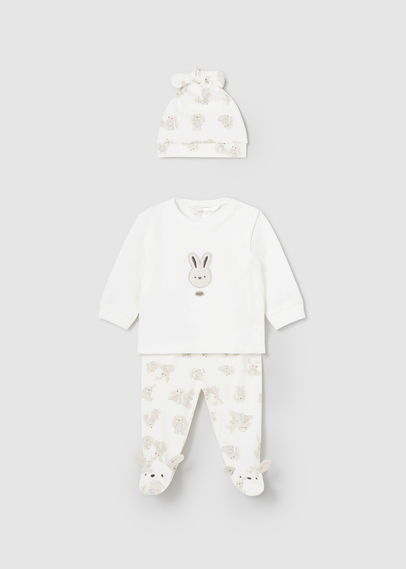Conjunto de 3 peças Better Cotton para recém-nascidos, cor Sky