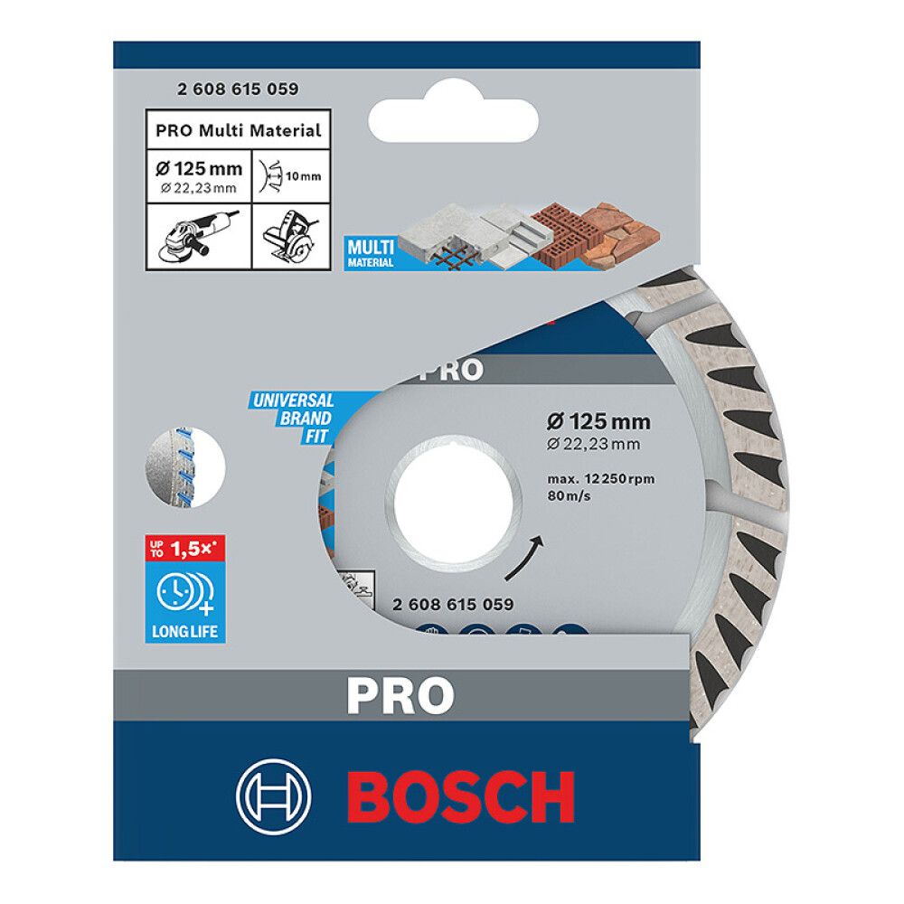 DIAMANTKAPPESKIVE BOSCH PRO UNIVERSAL 125X22,23M