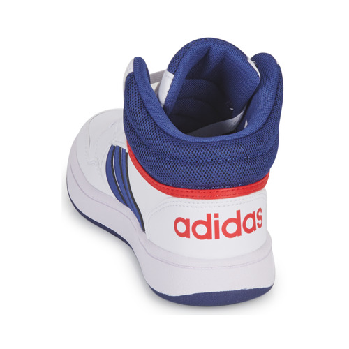 Adidas Sportswear - HOOPS MID 3.0 K - Blanc / Bleu / Rouge