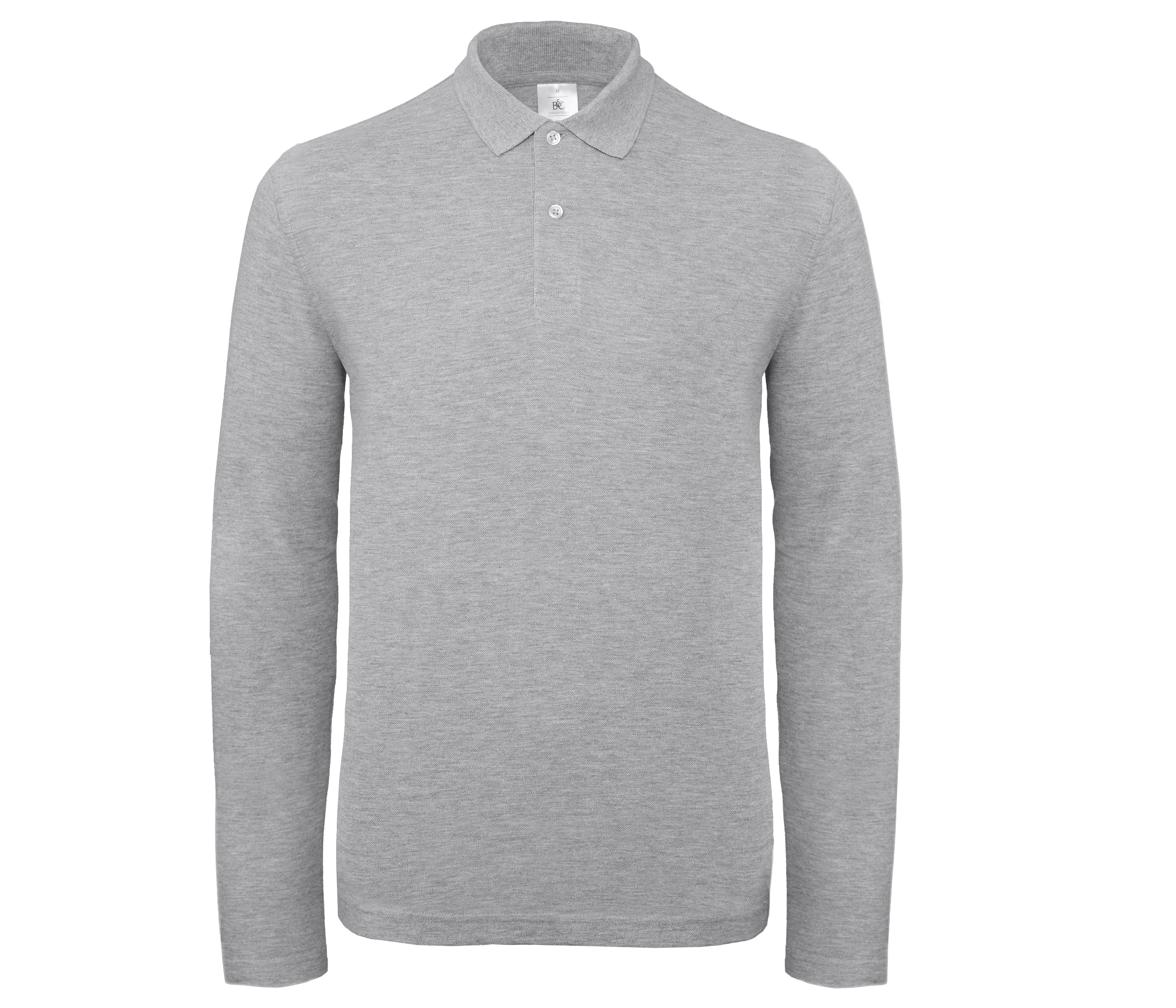 B&C ID1LS - Polo Homme Manches Longues