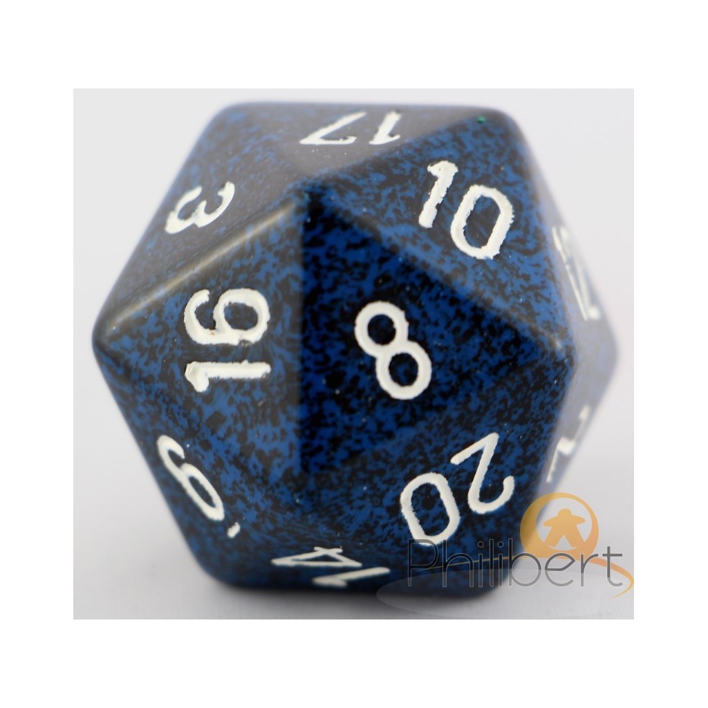 Dé 20 Faces Speckled 34mm