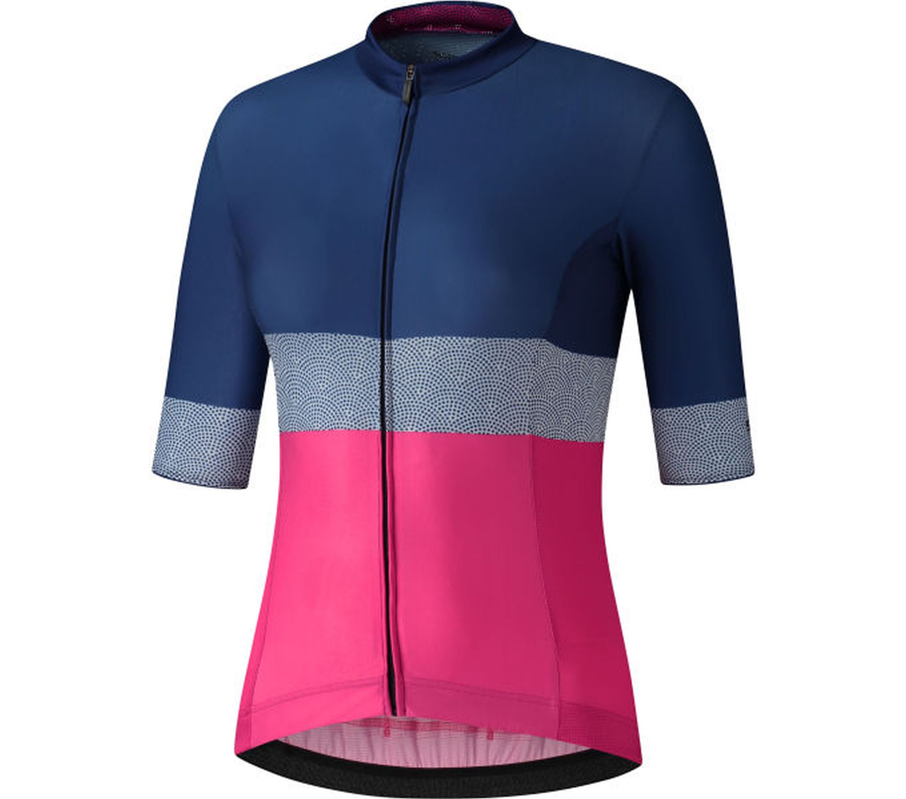 W's YURI Short Sleeve Jersey, Blue/Pink