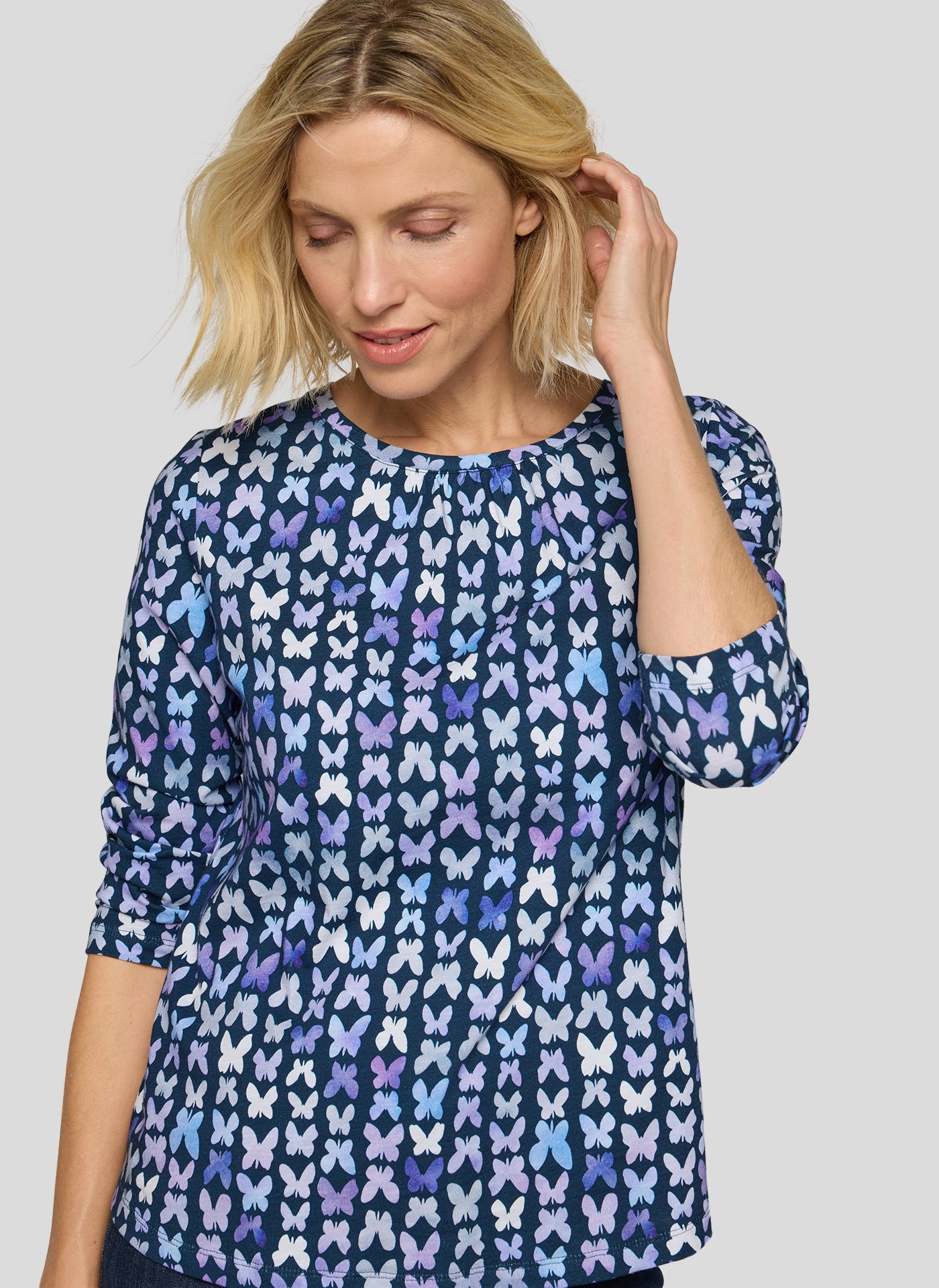 Rabe 3/4-Arm-Shirt mit All-Over Print