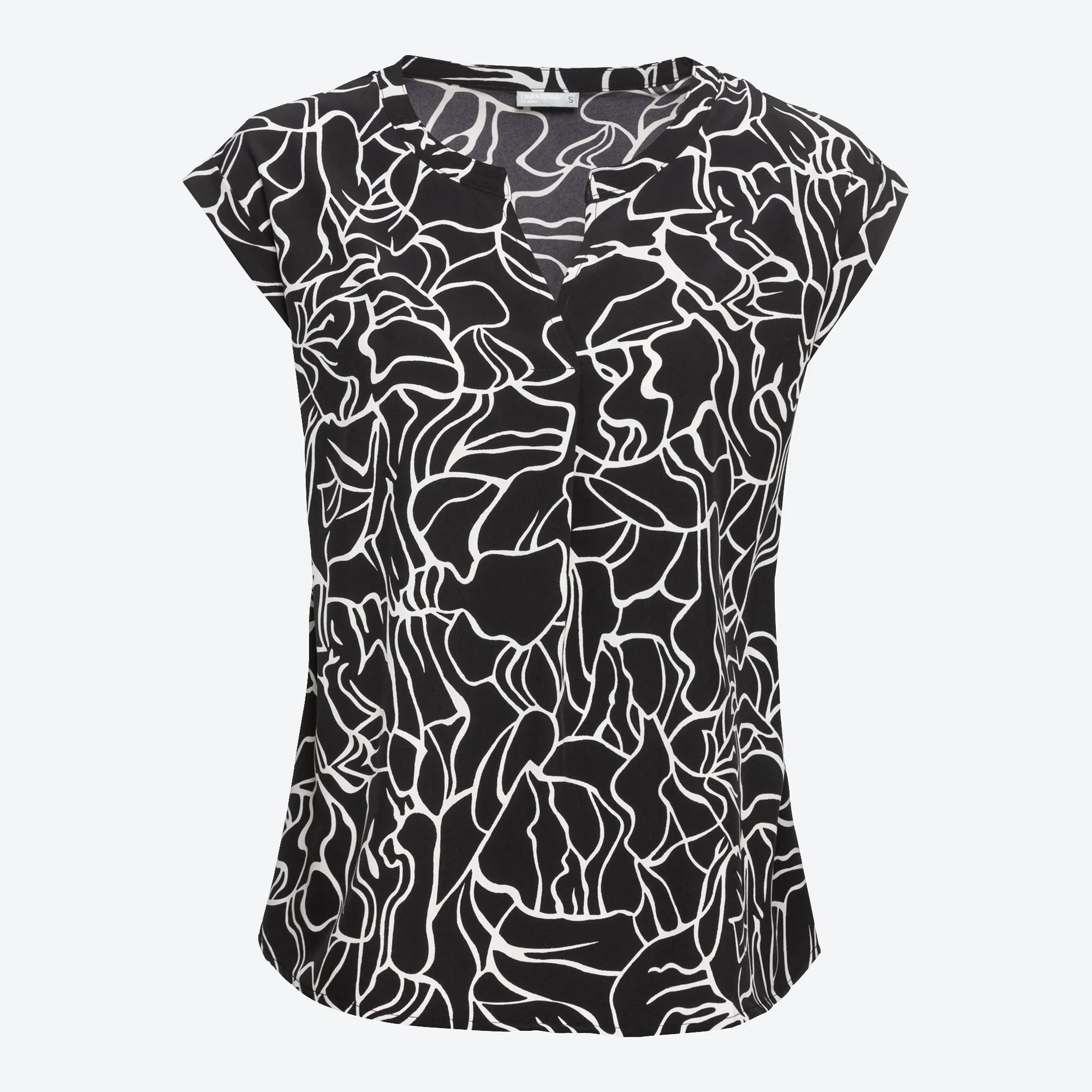 Damen-Bluse mit kurzen Armen