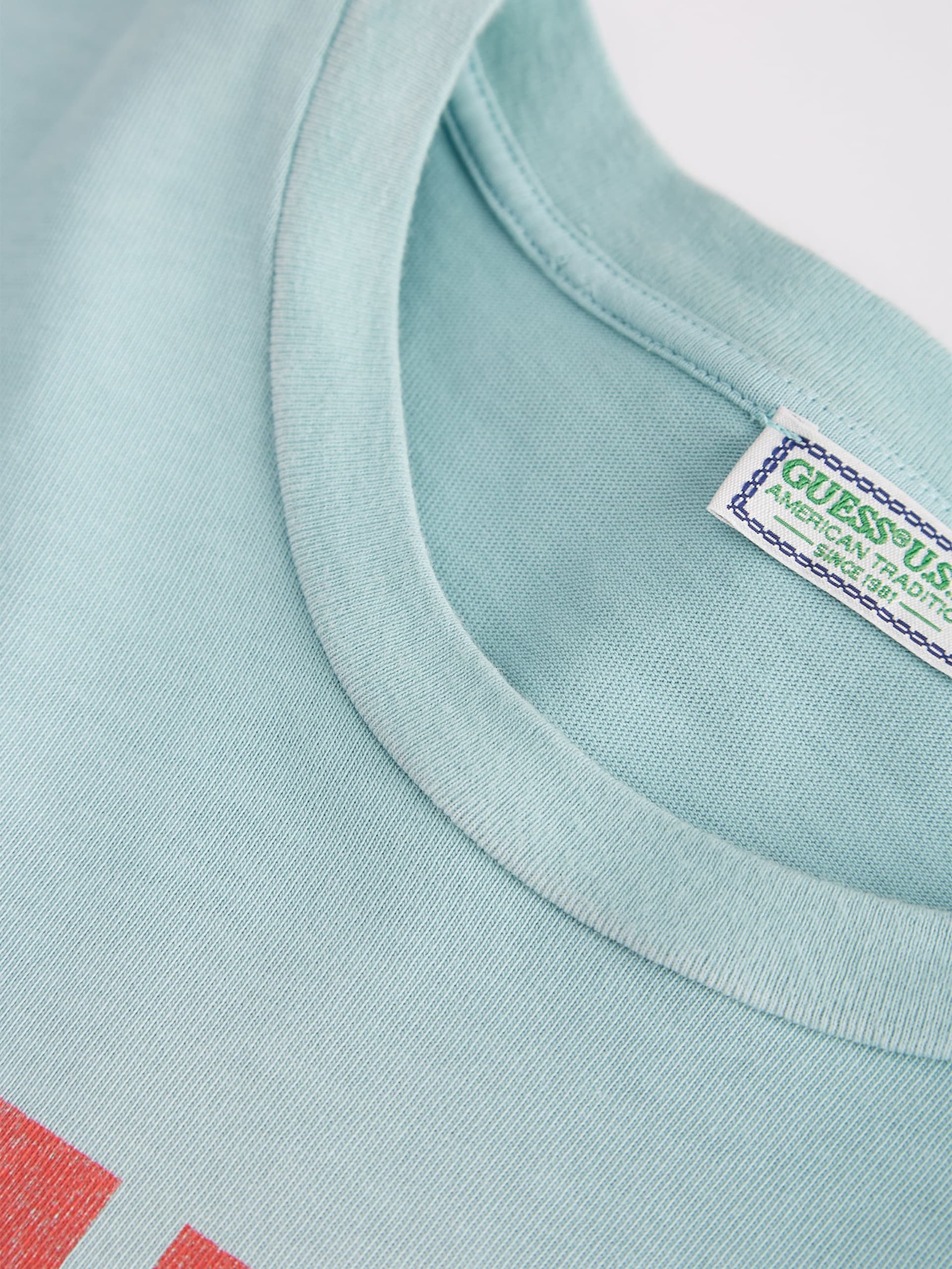 Camiseta com logo envelhecido