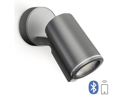 Steinel LED Sensor Wandspot 512 lm 3000 K instelbaar via Bluetooth en app Spot One SC antraciet
