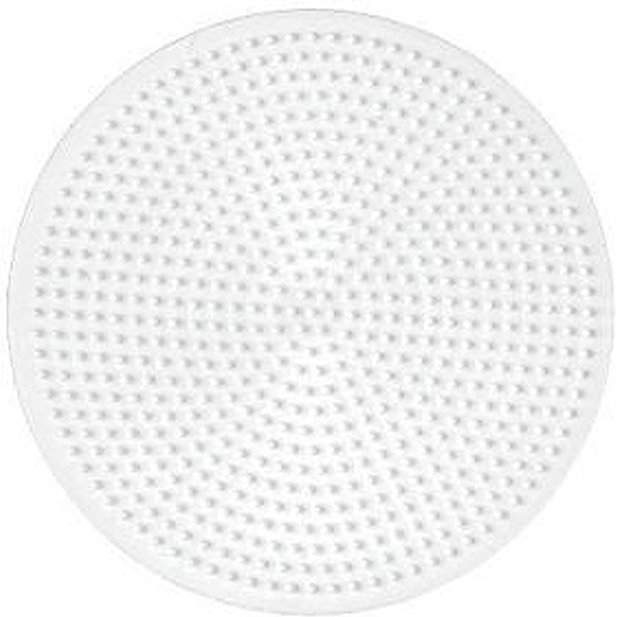 Plaque graine créative picots support perles à repasser 15cm rond/carré sachet 2 unités