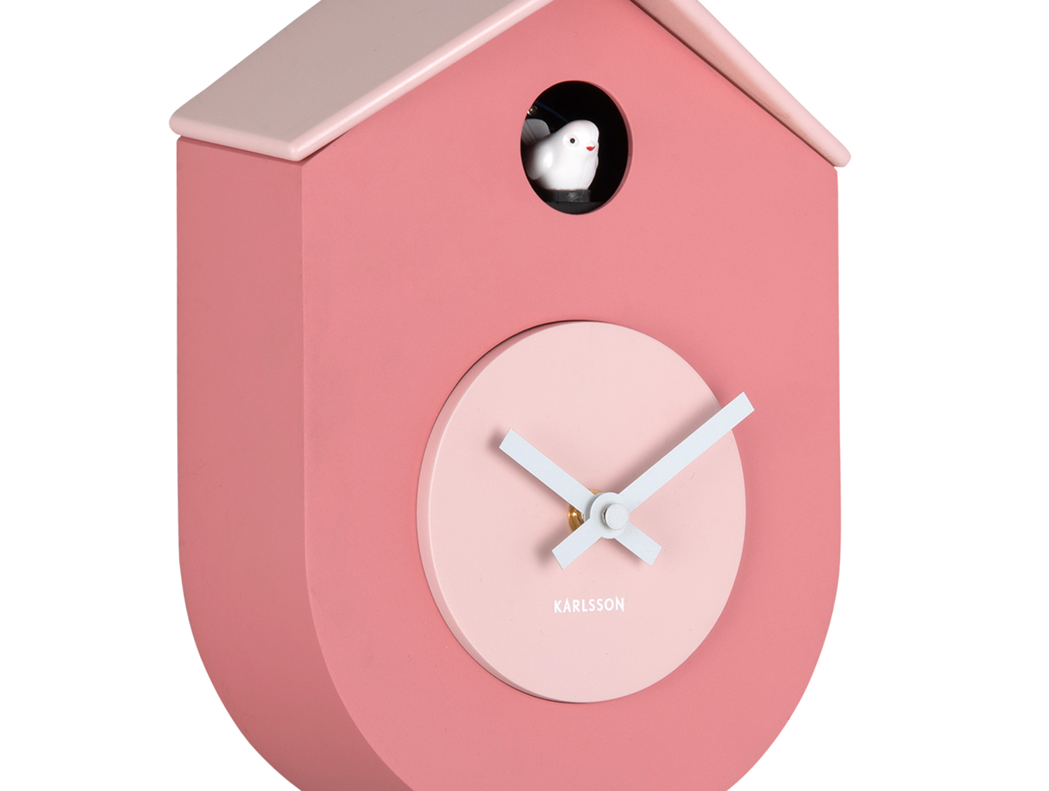 Wandklok Grato Cuckoo - Roze