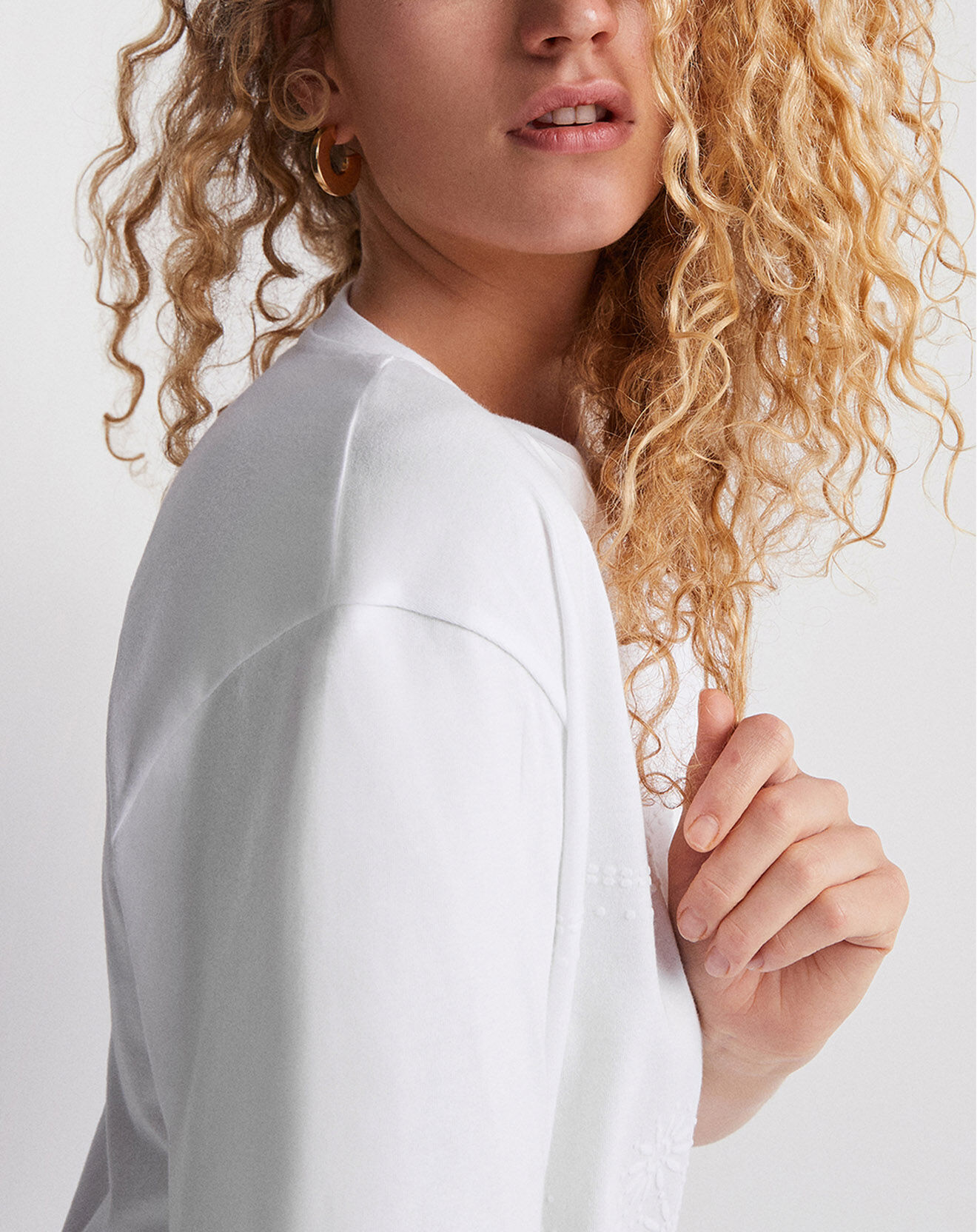 Desigual T-Shirt Billie blanc