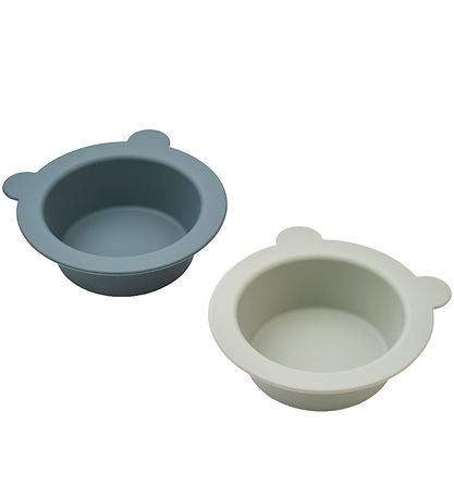Liewood Skridsikker Sk?l - Peony - 2-Pak - Whale Blue/Dove Blue