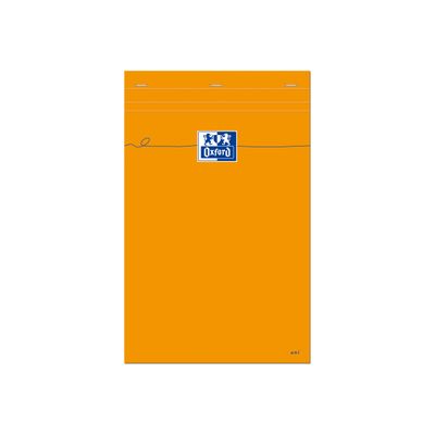 Oxford - Bloc notes - A4 + - 160 pages - blanc - 80G - orange