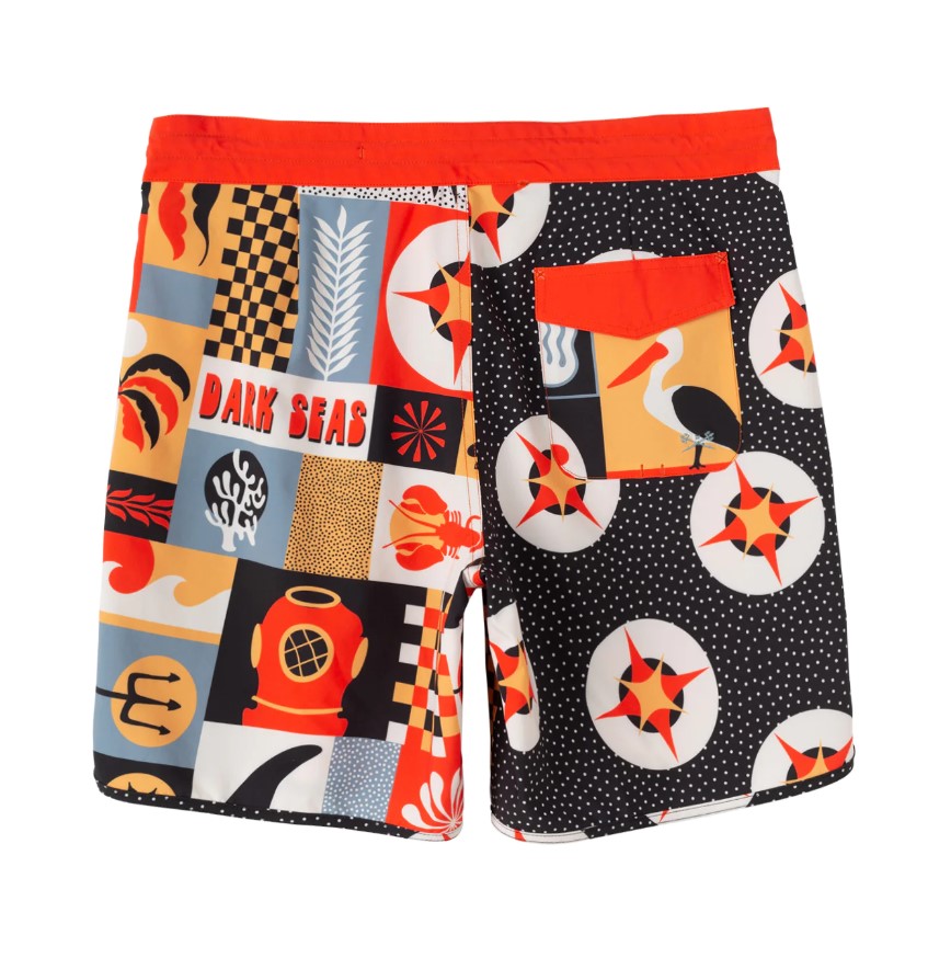 Dark Seas Mismatch Boardshort Multi