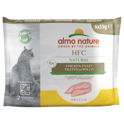 Almo Nature HFC Natural Adult Hühnerfilet 6x55g