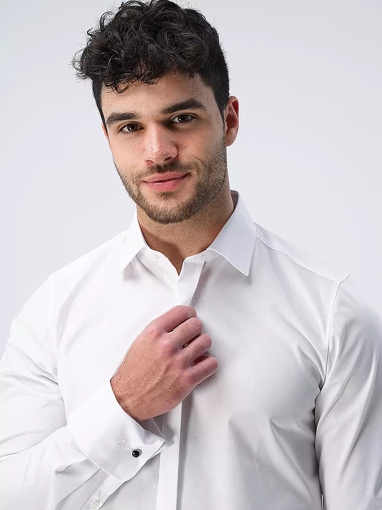 OLYMP LEVEL FIVE Business Hemd Slim Fit weiss
