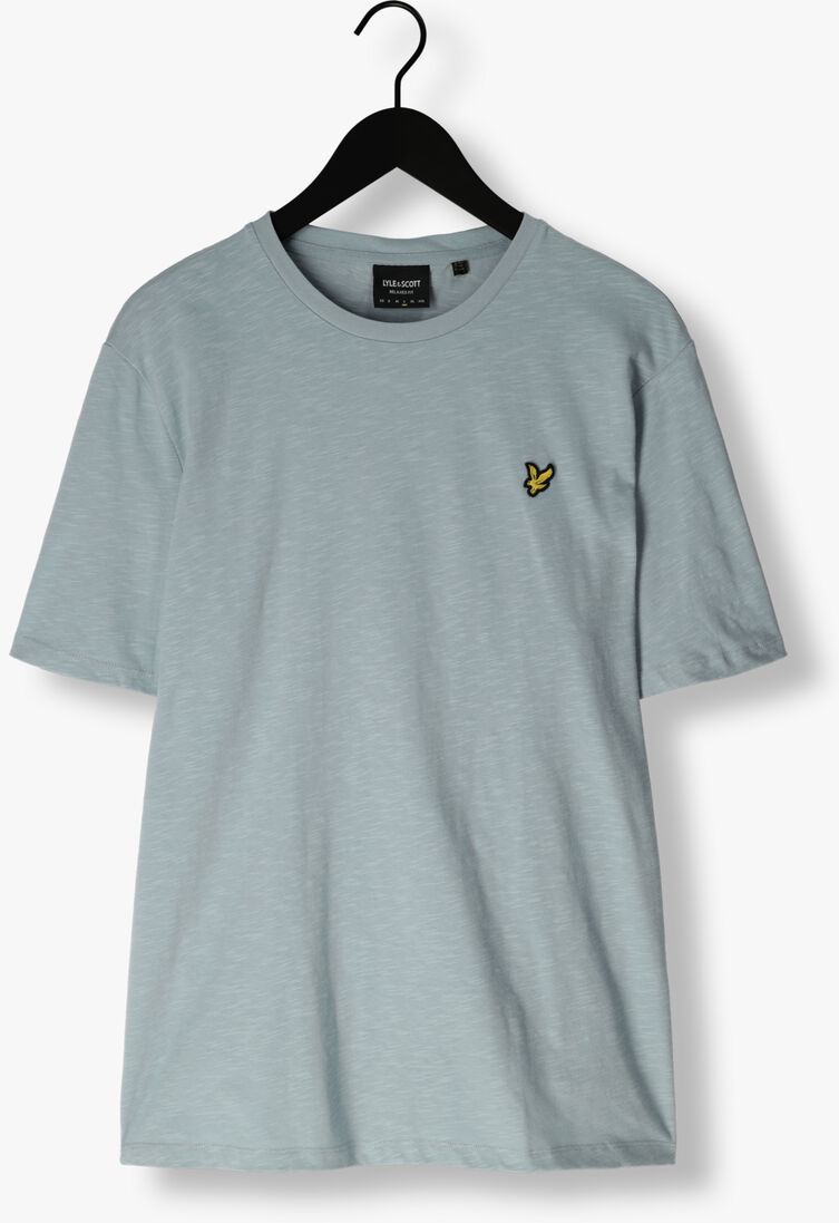 LYLE & SCOTT blauwe lyle & scott t-shirt slub t-shirt