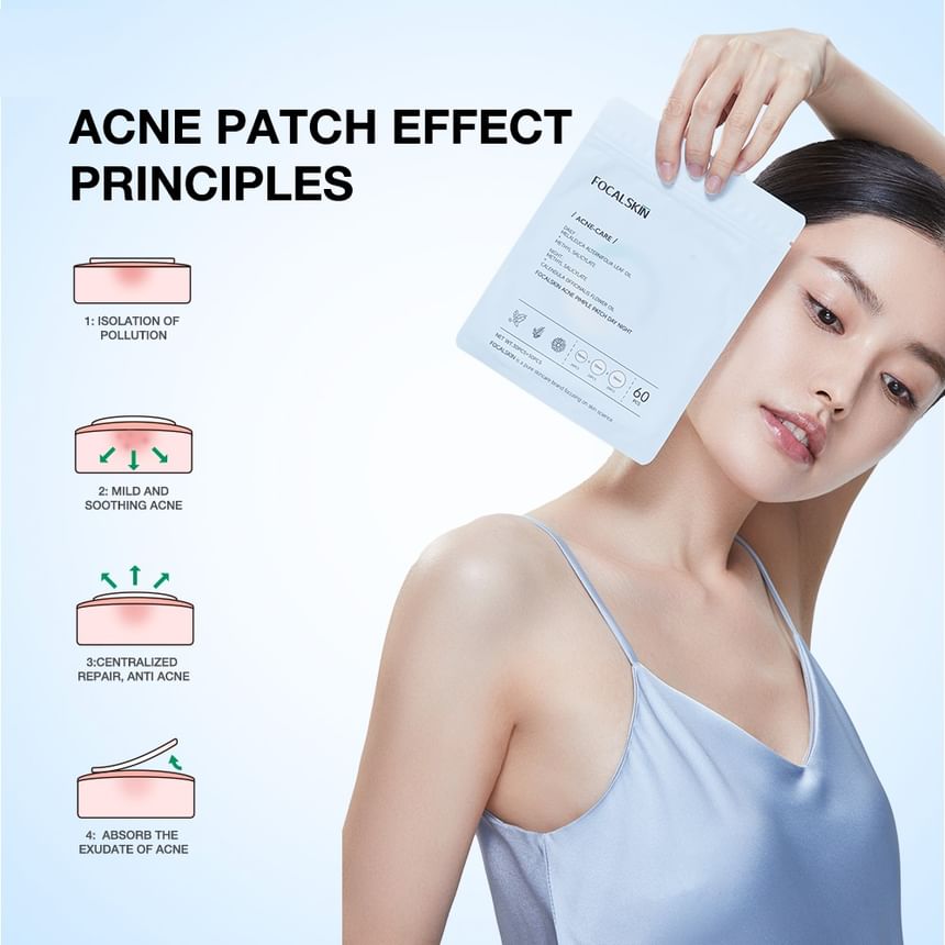 FOCALSKIN - Acne Puistjes Patch Dag Nacht