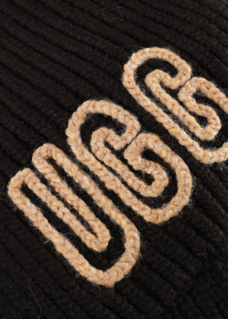 zwarte ugg sjaal u chunky crafted rib scarf