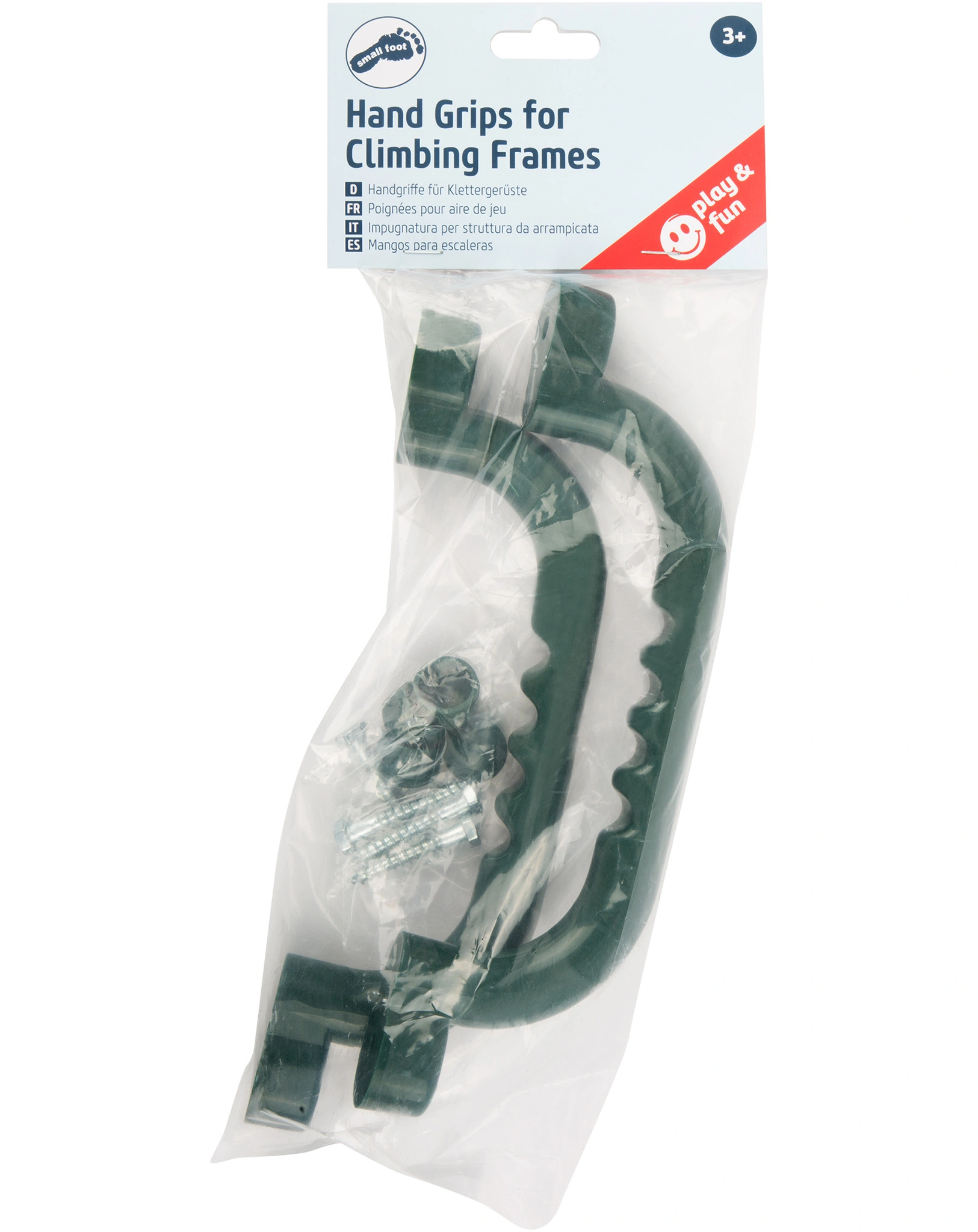 Handgriffe für Klettergerüste in grün