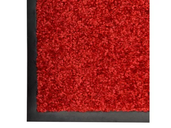 Paillasson lavable Rouge 60x90 cm