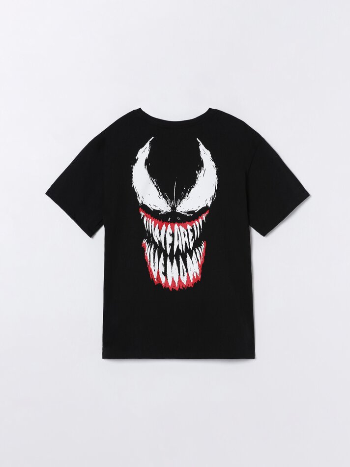 Camiseta Venom Marvel com estampa - Preta