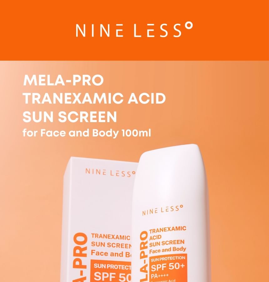 NINELESS - Mela-Pro Tranexaminezuur Zonnebrandcrème