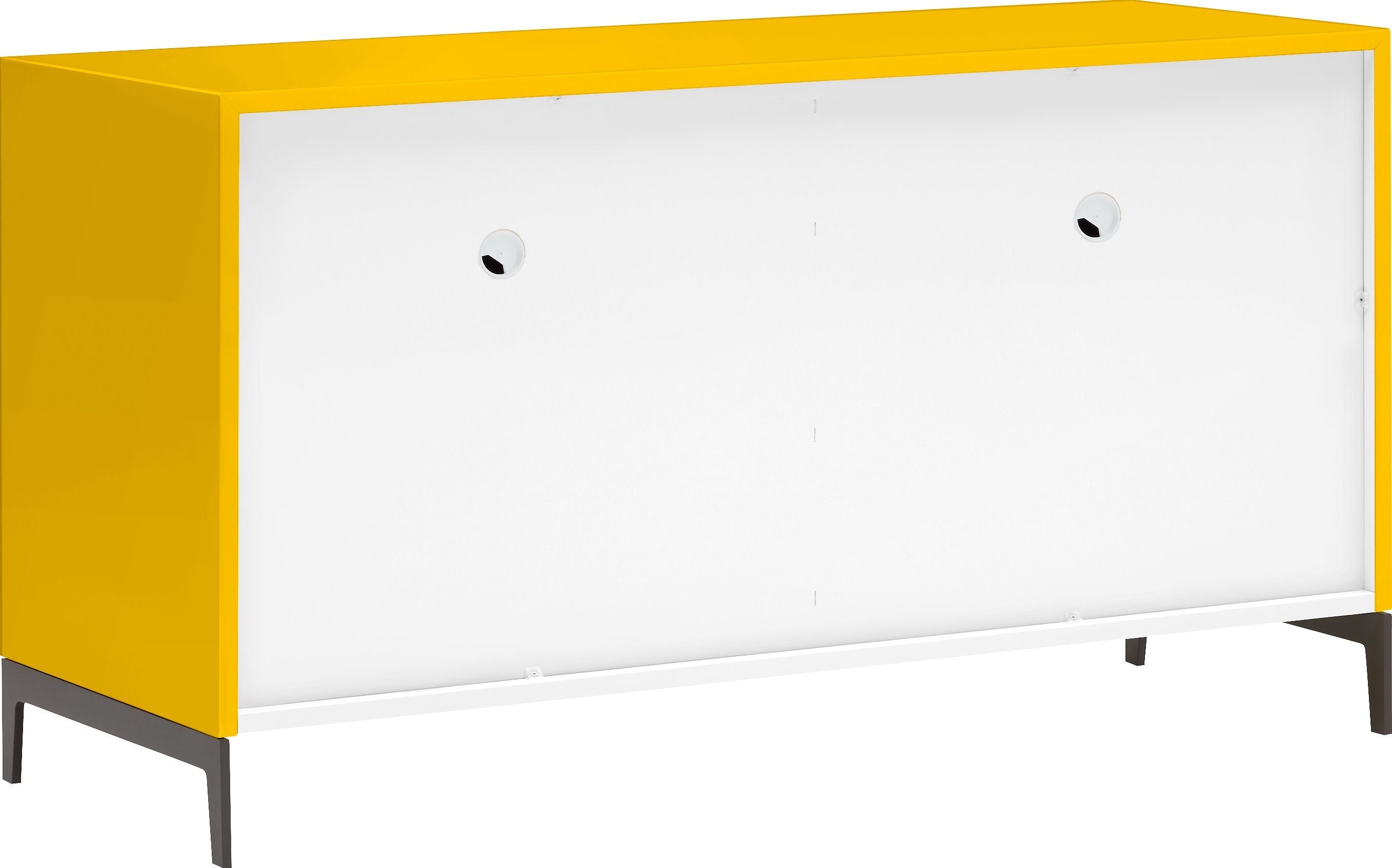 LUX Sideboard - Gelb / B: 120.0 cm x T: 46.0 cm x H: 68.0 cm