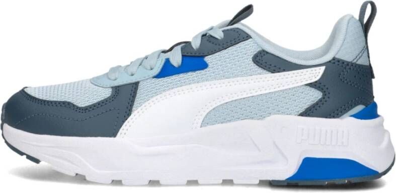 PUMA Trinity Lite Jr Unisex Sneakers Frosted Dew- White-Gray Skies-Hyperlink Blue