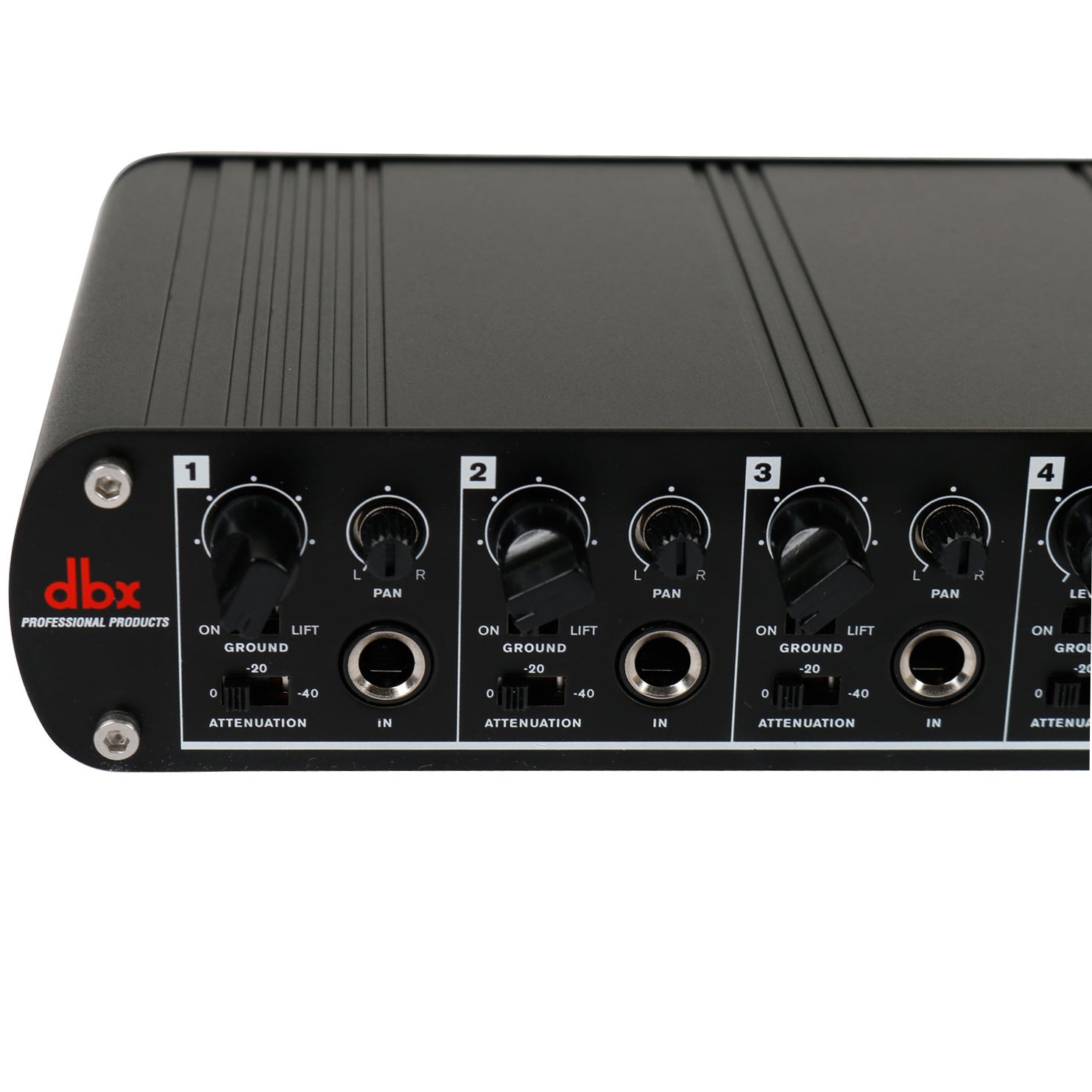DBX DI4 actieve vierkanaals Direct Box met line mixer