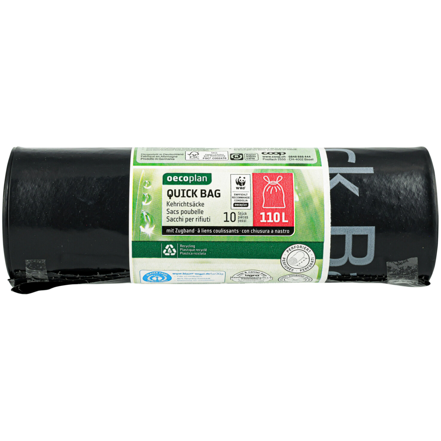 Oecoplan Quick Bag Abfallsack 110L 10 Stück