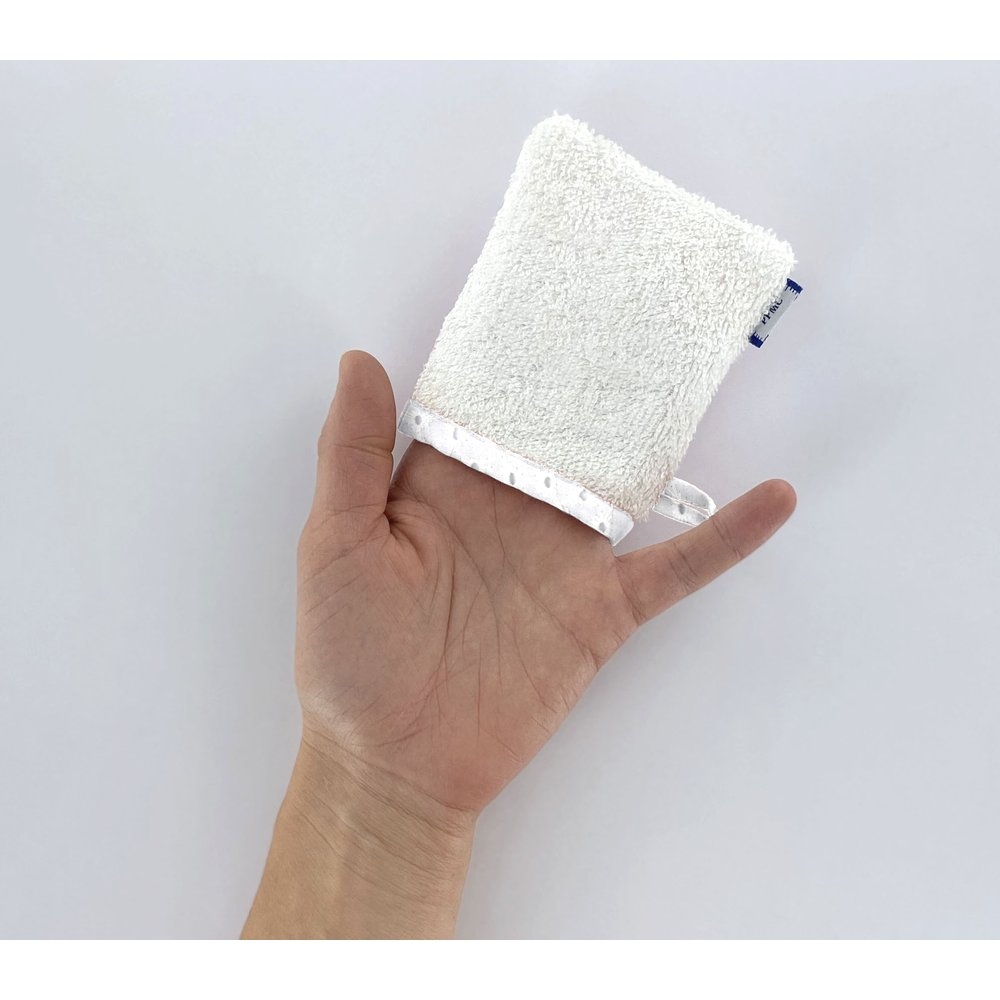 Mini-Gant Démaquillant Broderie Anglaise