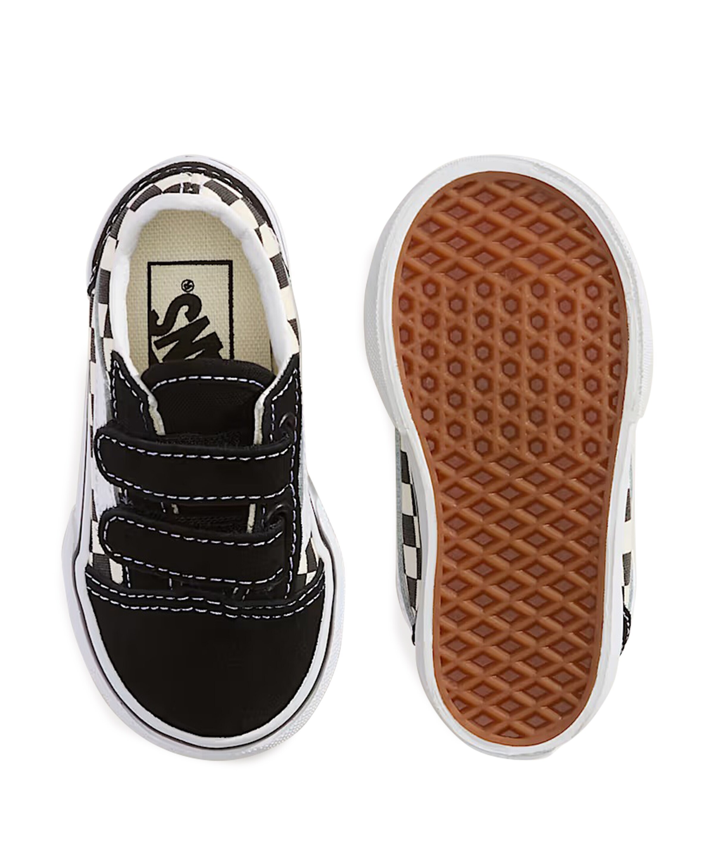 Vans off the Wall TD Old skool v  jongens sneakers zwart